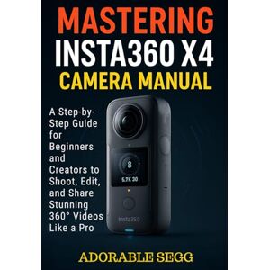 Segg, Adorable Mastering Insta360 X4 Camera Manual: A Step-by-Step Guide For Beginners And Creators To Shoot, Edit, And Share Stunning 360° Videos Like A Pro Segg, Adorable Mastering Insta360 X4 Camera Manual: A Step-by-Step Guide For Beginners And Creators To Shoot, Edit, And Share Stunning 360° Videos Like A Pro