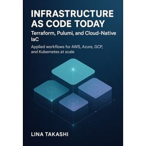 TAKASHI, LINA INFRASTRUCTURE AS CODE TODAY: TERRAFORM, PULUMI, AND CLOUD-NATIVE IAC: Applied workflows for AWS, Azure, GCP, and Kubernetes at scale TAKASHI, LINA INFRASTRUCTURE AS CODE TODAY: TERRAFORM, PULUMI, AND CLOUD-NATIVE IAC: Applied workflows for AWS, Azure, GCP, and Kubernetes at scale