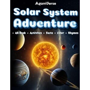 Collins, Jessica Solar System Adventure 3D AR Book for Kids with Color, Trace, Rhymes, and Fun Facts Easy and Interesting learning Collins, Jessica Solar System Adventure 3D AR Book for Kids with Color, Trace, Rhymes, and Fun Facts Easy and Interesting learning