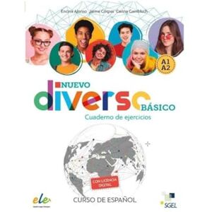 Alonso, Encina Nuevo Diverso: Cuaderno de ejercicios Basico + licencia digital (A1+A2 in one Alonso, Encina Nuevo Diverso: Cuaderno de ejercicios Basico + licencia digital (A1+A2 in one