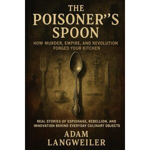 Langweiler, Adam The Poisoner's Spoon: How Murder, Empire, and Revolution Forged Your Kitchen: Real Stories of Espionage, Rebellion, and Innovation Behind Everyday Culinary Objects Langweiler, Adam The Poisoner's Spoon: How Murder, Empire, and Revolution Forged Your Kitchen: Real Stories of Espionage, Rebellion, and Innovation Behind Everyday Culinary Objects