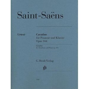 Saint-Saëns, Camille Cavatine for Trombone and Piano op.144 trombone and piano (HN 1119) Saint-Saëns, Camille Cavatine for Trombone and Piano op.144 trombone and piano (HN 1119)