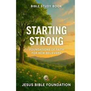 Bible Foundation, Jesus Bible Study Book Starting Strong: Foundations of Faith for New Believers: 1 (Foundations for New Believers: Building a Strong Start in Christ) Bible Foundation, Jesus Bible Study Book Starting Strong: Foundations of Faith for New Believers: 1 (Foundations for New Believers: Building a Strong Start in Christ)