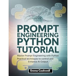 Cookwell, Emma prompt engineering python tutorial: Master Prompt Engineering with Python Practical Techniques to Control and Enhance AI Output Cookwell, Emma prompt engineering python tutorial: Master Prompt Engineering with Python Practical Techniques to Control and Enhance AI Output