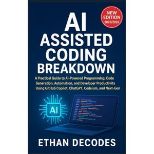 DECODES, ETHAN AI ASSISTED CODING BREAKDOWN: A Practical Guide to AI-Powered Programming, Code Generation, Automation, and Developer Productivity Using GitHub Copilot, ChatGPT, Codeium, and Next-Gen Tools DECODES, ETHAN AI ASSISTED CODING BREAKDOWN: A Practical Guide to AI-Powered Programming, Code Generation, Automation, and Developer Productivity Using GitHub Copilot, ChatGPT, Codeium, and Next-Gen Tools