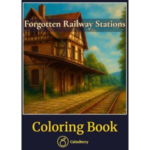 Books, CalmBerry Forgotten Railway Stations – Coloring Book: Forgotten Places and Haunting Beauty in Realistic Line Art to Soothe and Inspire (CalmBerry Realistic Architecture Coloring Books for Adults) Books, CalmBerry Forgotten Railway Stations – Coloring Book: Forgotten Places and Haunting Beauty in Realistic Line Art to Soothe and Inspire (CalmBerry Realistic Architecture Coloring Books for Adults)