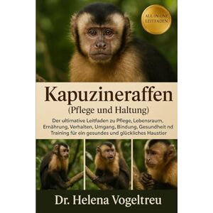 Vogeltreu, Dr. Helena Kapuzineraffen (Pflege und Haltung): Der ultimative Leitfaden für die wichtigsten Aspekte der Pflege, des Lebensraums, der....Trainings für ein gesundes und glückliches Haustier Vogeltreu, Dr. Helena Kapuzineraffen (Pflege und Haltung): Der ultimative Leitfaden für die wichtigsten Aspekte der Pflege, des Lebensraums, der....Trainings für ein gesundes und glückliches Haustier
