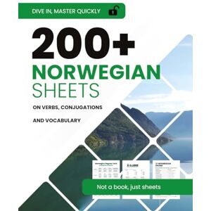 Blueprints, Language 200+ Norwegian verb, conjugation & vocabulary sheets: Graphs, worksheets and patterns to take your Norwegian to the next level Blueprints, Language 200+ Norwegian verb, conjugation & vocabulary sheets: Graphs, worksheets and patterns to take your Norwegian to the next level