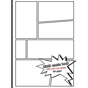 Creative Labs Independently Published Blank Comic Book, 155 Pages Large Sketchbook Notebook for Kids Adults to Draw Comics 8.5x11 Inches White Paper Creative Labs Independently Published Blank Comic Book, 155 Pages Large Sketchbook Notebook for Kids Adults to Draw Comics 8.5x11 Inches White Paper