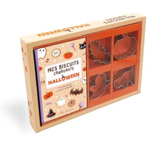 Collectif Mila Coffret Mes biscuits craquants Halloween: 4 emporte-pièces et 15 recettes faciles à réaliser en famille ! Collectif Mila Coffret Mes biscuits craquants Halloween: 4 emporte-pièces et 15 recettes faciles à réaliser en famille !