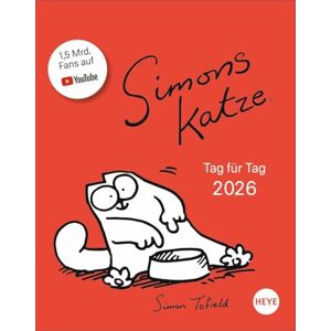 Tofield, Simon Simons Katze Tagesabreißkalender 2026: Abreiß-Kalender für alle Simon's Cat-Fans. Tischkalender 2026 mit lustigen Episoden aus dem typischen Alltag von Simons Katze. Auch zum Aufhängen. Tofield, Simon Simons Katze Tagesabreißkalender 2026: Abreiß-Kalender für alle Simon's Cat-Fans. Tischkalender 2026 mit lustigen Episoden aus dem typischen Alltag von Simons Katze. Auch zum Aufhängen.