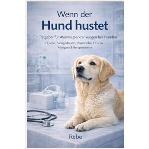Robe Wenn der Hund hustet: Atemwegserkrankungen bei Hunden verstehen und richtig handeln Husten, Zwingerhusten, chronischer Husten, Allergien & Herzprobleme sicher einordnen Robe Wenn der Hund hustet: Atemwegserkrankungen bei Hunden verstehen und richtig handeln Husten, Zwingerhusten, chronischer Husten, Allergien & Herzprobleme sicher einordnen