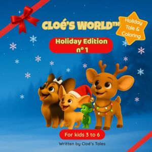 Cloé’s Tales Cloé’s World™: Holiday Edition nº 1: A gentle forest friends story · Puppy friendship book for kids ages 3 to 6 · Includes 12 fun coloring pages · ... Christmas gift. A heartwarming holiday read. Cloé’s Tales Cloé’s World™: Holiday Edition nº 1: A gentle forest friends story · Puppy friendship book for kids ages 3 to 6 · Includes 12 fun coloring pages · ... Christmas gift. A heartwarming holiday read.