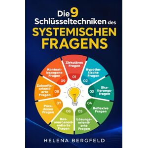 Bergfeld, Helena C. Die 9 Schlüsseltechniken des systemischen Fragens: Meistern Sie mit gezielten Übungen die wirksamsten Fragetechniken, kommunizieren Sie klar & wirksam – und führen auch schwierige Gespräche souverän Bergfeld, Helena C. Die 9 Schlüsseltechniken des systemischen Fragens: Meistern Sie mit gezielten Übungen die wirksamsten Fragetechniken, kommunizieren Sie klar & wirksam – und führen auch schwierige Gespräche souverän