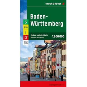 Baden-Württemberg, Road and Leisure Map 1:200,000 scale : 1:200,000 scale Map Baden-Württemberg, Road and Leisure Map 1:200,000 scale : 1:200,000 scale Map