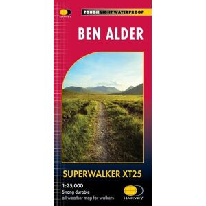 Harvey Maps Ben Alder Superwalker map XT25 (Superwalker XT25) Harvey Maps Ben Alder Superwalker map XT25 (Superwalker XT25)