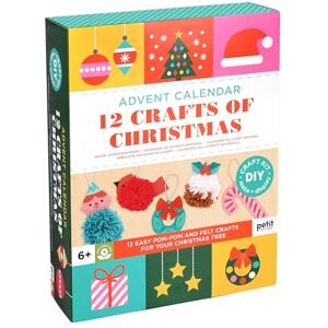 Petit Collage : 12 Crafts of Christmas Advent Calendar Eco-Friendly Advent Craft Kit for Kids 6+ – Includes Felt Shapes, Pom‑Pom Maker, Yarn & Needle – Reusable Drawer Calendar with Daily Projects Petit Collage : 12 Crafts of Christmas Advent Calendar Eco-Friendly Advent Craft Kit for Kids 6+ – Includes Felt Shapes, Pom‑Pom Maker, Yarn & Needle – Reusable Drawer Calendar with Daily Projects