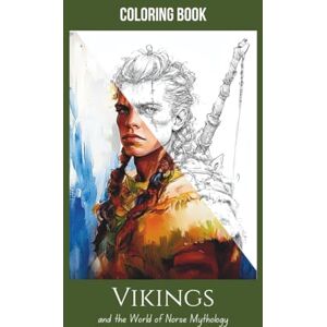 Books, Ravenfield Vikings and the World of Norse Mythology Coloring Book: 25 Coloring Pages of Norse Gods, Legends, and Warriors — Perfect for Adult Coloring, Stress Relief & Mindfulness Books, Ravenfield Vikings and the World of Norse Mythology Coloring Book: 25 Coloring Pages of Norse Gods, Legends, and Warriors — Perfect for Adult Coloring, Stress Relief & Mindfulness