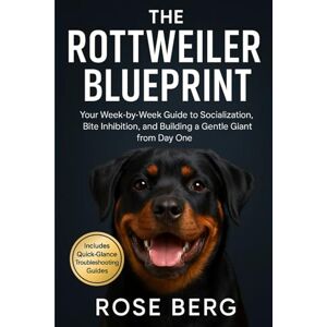 Berg, Rose THE ROTTWEILER BLUEPRINT: Your Week-by-Week Guide to Socialization, Bite Inhibition, and Building a Gentle Giant from Day One. Berg, Rose THE ROTTWEILER BLUEPRINT: Your Week-by-Week Guide to Socialization, Bite Inhibition, and Building a Gentle Giant from Day One.