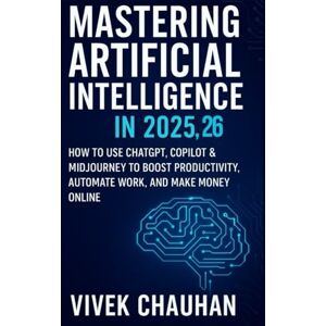 Chauhan, Vivek Mastering Artificial Intelligence in 2025,26: How to Use ChatGPT, Copilot & Midjourney to Boost Productivity, Automate Work, and Make Money Online Chauhan, Vivek Mastering Artificial Intelligence in 2025,26: How to Use ChatGPT, Copilot & Midjourney to Boost Productivity, Automate Work, and Make Money Online