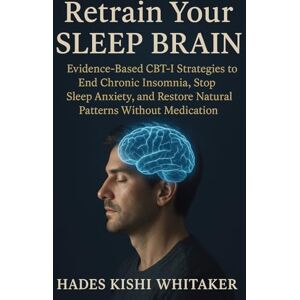 Whitaker, Hades Kishi Retrain Your Sleep Brain: Evidence-Based CBT-I Strategies to End Chronic Insomnia, Stop Sleep Anxiety, and Restore Natural Patterns Without Medication Whitaker, Hades Kishi Retrain Your Sleep Brain: Evidence-Based CBT-I Strategies to End Chronic Insomnia, Stop Sleep Anxiety, and Restore Natural Patterns Without Medication