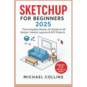 Collins, Michael SketchUp for Beginners 2025: The Complete Hands-On Guide to 3D Design, Interior Layouts & DIY Projects (Next-Gen CAD Learning Series) Collins, Michael SketchUp for Beginners 2025: The Complete Hands-On Guide to 3D Design, Interior Layouts & DIY Projects (Next-Gen CAD Learning Series)