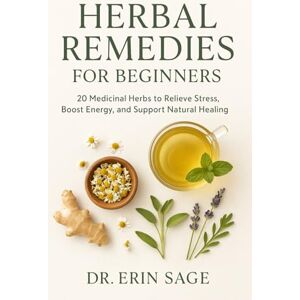 Sage, Dr. Erin Herbal Remedies for Beginners: 20 Essential Medicinal Herbs to Relieve Stress Boost Energy and Support Natural Healing Sage, Dr. Erin Herbal Remedies for Beginners: 20 Essential Medicinal Herbs to Relieve Stress Boost Energy and Support Natural Healing