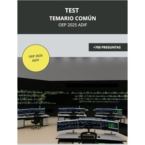 Formación, Entrevías Test Temario Común ADIF Personal Operativo: Preguntas Tipo Test Temario Común Personal Operativo OEP ADIF Factor Circulación, Encargado de Trabajos, Ayudante Ferroviario, Factor, Etc Formación, Entrevías Test Temario Común ADIF Personal Operativo: Preguntas Tipo Test Temario Común Personal Operativo OEP ADIF Factor Circulación, Encargado de Trabajos, Ayudante Ferroviario, Factor, Etc
