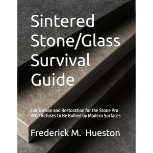 Hueston, Frederick M Sintered Stone/Glass Survival Guide: Fabrication and Restoration for the Stone Pro Who Refuses to Be Bullied by Modern Surfaces Hueston, Frederick M Sintered Stone/Glass Survival Guide: Fabrication and Restoration for the Stone Pro Who Refuses to Be Bullied by Modern Surfaces