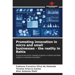 Silva Promoting innovation in micro and small businesses the reality in Bahia: A look at economic subsidy programs in Brazil and their impact on business innovation Silva Promoting innovation in micro and small businesses the reality in Bahia: A look at economic subsidy programs in Brazil and their impact on business innovation