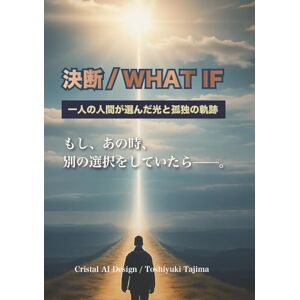 Cristal AI Design 決断/ WHAT IF: 一人の人間が選んだ光と孤独の軌跡 Cristal AI Design 決断/ WHAT IF: 一人の人間が選んだ光と孤独の軌跡