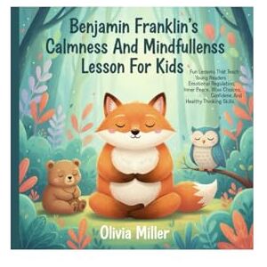 Miller, Olivia Benjamin Franklin’s Calmness And Mindfulness Lesson For kids: Fun Lessons That Teach Young Readers Emotional Regulation, Inner Peace, Wise Choices, Confidence, And Healthy Thinking Skills Miller, Olivia Benjamin Franklin’s Calmness And Mindfulness Lesson For kids: Fun Lessons That Teach Young Readers Emotional Regulation, Inner Peace, Wise Choices, Confidence, And Healthy Thinking Skills