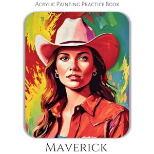 Jupiter, Rocky Acrylic Painting Practice Book – Maverick: An Artistic Journey into Atmospheric Western Portraits Jupiter, Rocky Acrylic Painting Practice Book – Maverick: An Artistic Journey into Atmospheric Western Portraits