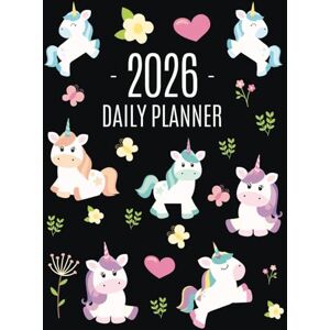 Press, Happy Oak Tree Unicorn Daily Planner 2026: Cute 2026 Year Organizer: January-December (12 Months) Large Funny Magical Fairy Tale Horse Agenda Press, Happy Oak Tree Unicorn Daily Planner 2026: Cute 2026 Year Organizer: January-December (12 Months) Large Funny Magical Fairy Tale Horse Agenda