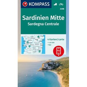 Sardinia Central 4-Set D/I (2498): inklusive Karte zur offline Verwendung in der KOMPASS-App. Fahrradfahren. Sardinia Central 4-Set D/I (2498): inklusive Karte zur offline Verwendung in der KOMPASS-App. Fahrradfahren.