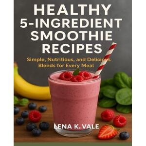 VALE, LENA K. HEALTHY 5-INGREDIENT SMOOTHIE RECIPES BOOK: Simple, Nutritious, and Delicious Blends for Every Meal VALE, LENA K. HEALTHY 5-INGREDIENT SMOOTHIE RECIPES BOOK: Simple, Nutritious, and Delicious Blends for Every Meal