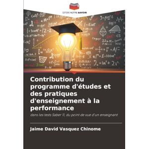 Vásquez Chinome, Jaime David Contribution du programme d'études et des pratiques d'enseignement à la performance: dans les tests Saber 11, du point de vue d'un enseignant Vásquez Chinome, Jaime David Contribution du programme d'études et des pratiques d'enseignement à la performance: dans les tests Saber 11, du point de vue d'un enseignant
