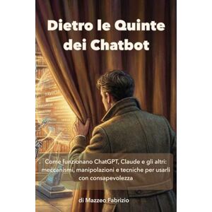 Mazzeo, Fabrizio Dietro le Quinte dei Chatbot: Come funzionano ChatGPT, Claude e gli altri: meccanismi, manipolazioni e tecniche per usarli con consapevolezza Mazzeo, Fabrizio Dietro le Quinte dei Chatbot: Come funzionano ChatGPT, Claude e gli altri: meccanismi, manipolazioni e tecniche per usarli con consapevolezza