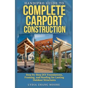 Moore, Lydia Zhang HandiPro Guide to Complete Carport Construction: Step-by-Step DIY Foundations, Framing, and Roofing for Lasting Outdoor Structures Moore, Lydia Zhang HandiPro Guide to Complete Carport Construction: Step-by-Step DIY Foundations, Framing, and Roofing for Lasting Outdoor Structures