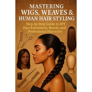Rhea, Alexander Mastering Wigs, Weaves & Human Hair Styling: Step-by-Step Guide to DIY Hair Extensions, Braids, and Professional Hairstyles Rhea, Alexander Mastering Wigs, Weaves & Human Hair Styling: Step-by-Step Guide to DIY Hair Extensions, Braids, and Professional Hairstyles