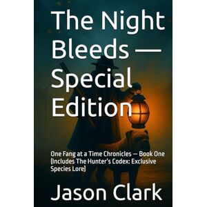 Clark, Jason Richard The Night Bleeds — Special Edition: One Fang at a Time Chronicles — Book One (Includes The Hunter’s Codex: Exclusive Species Lore) Clark, Jason Richard The Night Bleeds — Special Edition: One Fang at a Time Chronicles — Book One (Includes The Hunter’s Codex: Exclusive Species Lore)