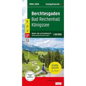 Freytag & Berndt Berchtesgaden XL, hiking, cycling and leisure map XL 1:30,000, , WKXL 3050: 1:30,000 scale Freytag & Berndt Berchtesgaden XL, hiking, cycling and leisure map XL 1:30,000, , WKXL 3050: 1:30,000 scale