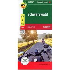 Freytag Berndt Black Forest (Schwarzwald), Motorcycle map 1:200.000: Toureninfos, GPX Tracks, wasserfest und reißfest Freytag Berndt Black Forest (Schwarzwald), Motorcycle map 1:200.000: Toureninfos, GPX Tracks, wasserfest und reißfest
