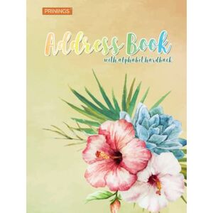 PRINING, Noel Address Book Hardback Large: A Z Address And Phone Book Hardback Large Print : You Can Write Address , Phone Numbers, And Useful Contact Information : Over 400+ Contact Entries : Flower Cover PRINING, Noel Address Book Hardback Large: A Z Address And Phone Book Hardback Large Print : You Can Write Address , Phone Numbers, And Useful Contact Information : Over 400+ Contact Entries : Flower Cover