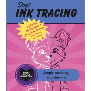 Wesley, William Dogs Ink Tracing for Adults Wesley, William Dogs Ink Tracing for Adults