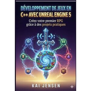 Jensen Développement de jeux en C++ avec Unreal Engine 5: Créez votre premier RPG grâce à des projets pratiques Jensen Développement de jeux en C++ avec Unreal Engine 5: Créez votre premier RPG grâce à des projets pratiques