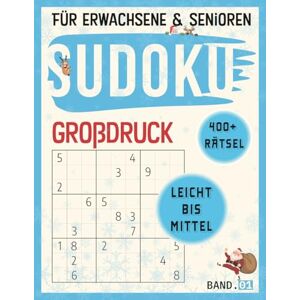 Fuchs, Greta Sudoku Großdruck Band 1 400+ Rätsel von Leicht bis Mittel für Erwachsene & Senioren: Gut lesbare Sudokus im Großformat mit Lösungen und 100 Bonus-Rätseln per QR-Code Fuchs, Greta Sudoku Großdruck Band 1 400+ Rätsel von Leicht bis Mittel für Erwachsene & Senioren: Gut lesbare Sudokus im Großformat mit Lösungen und 100 Bonus-Rätseln per QR-Code