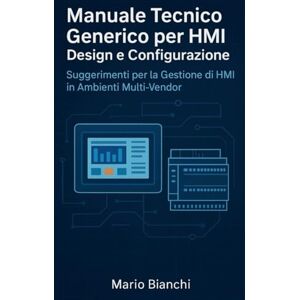 Bianchi, Mario Manuale Tecnico Generico per HMI Design e Configurazione: Guida pratica per la progettazione e configurazione di HMI in ambienti multi-vendor Bianchi, Mario Manuale Tecnico Generico per HMI Design e Configurazione: Guida pratica per la progettazione e configurazione di HMI in ambienti multi-vendor