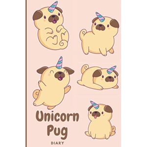 Publisher, Pug Unicorn Pug Diary: Blank Lined Journal Notebook, 6" x 9", Pug Journal, Pug Notebook, Ruled, Writing Book, Notebook for Pug lovers, Pug Gifts, Pug Diary, for Girls, Boys, Kids e Students Publisher, Pug Unicorn Pug Diary: Blank Lined Journal Notebook, 6" x 9", Pug Journal, Pug Notebook, Ruled, Writing Book, Notebook for Pug lovers, Pug Gifts, Pug Diary, for Girls, Boys, Kids e Students