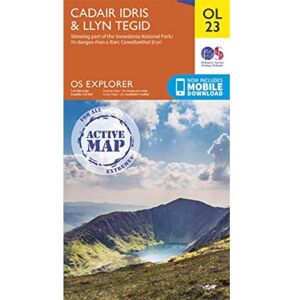Ordnance Survey Cadair Idris & Llyn Tegid Map Weatherproof Snowdonia National Park OS Explorer Active Map OL23 Wales Walks Hiking Maps Adventure Ordnance Survey Cadair Idris & Llyn Tegid Map Weatherproof Snowdonia National Park OS Explorer Active Map OL23 Wales Walks Hiking Maps Adventure